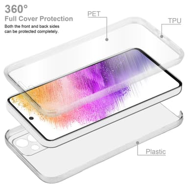 Samsung Galaxy A73 5G Suojakuori Cover (Läpinäkyvä)