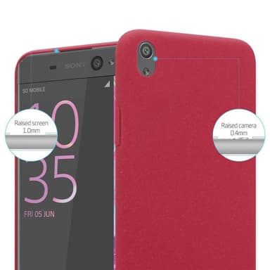 Sony Xperia XA Suojakuori Kotelo Case (Punainen)