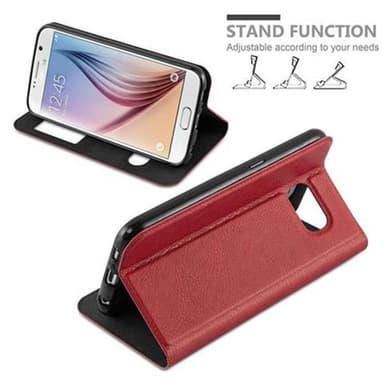 Lompakkokotelo Samsung Galaxy S6 Case (Punainen)