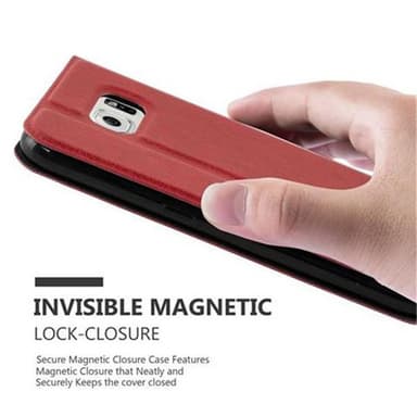 Lompakkokotelo Samsung Galaxy S6 Case (Punainen)