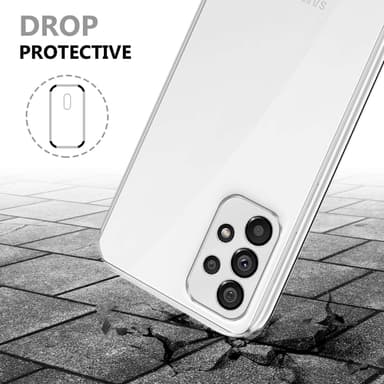 Samsung Galaxy A73 5G Suojakuori Cover (Läpinäkyvä)