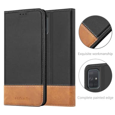 Samsung Galaxy A71 4G Suojakuori Case (Musta)
