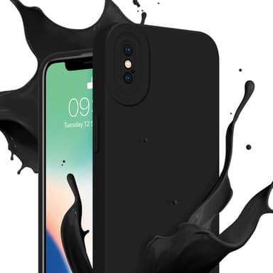 iPhone XS MAX Suojakuori Kotelo (Musta)