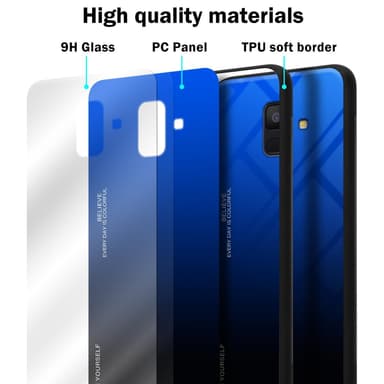 Suojakuori Samsung Galaxy A6 2018 Kotelo (Musta)