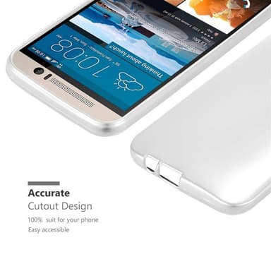 HTC ONE M9 Suojakuori Kotelo (Hopea)