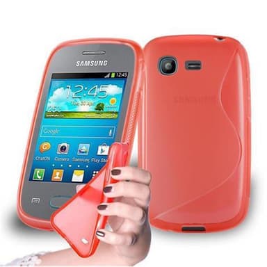 Samsung Galaxy POCKET Suojakuori Cover (Punainen)