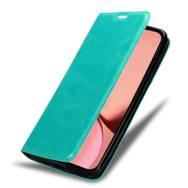 iPhone 13 PRO MAX Suojakuori Lompakkokotelo (Turkoosi)