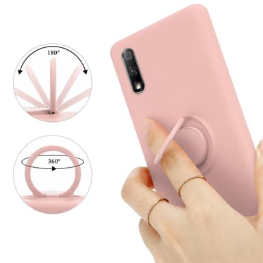 Honor 9X Suojakuori Case Kotelo (Vaaleanpunainen)