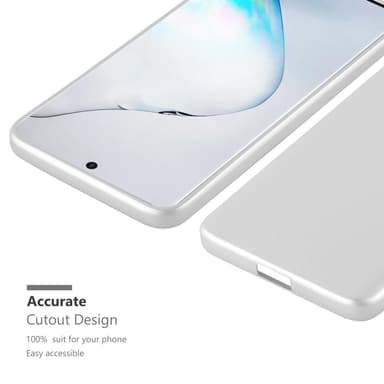 Samsung Galaxy NOTE 10 PLUS Suojakuori Kotelo (Hopea)
