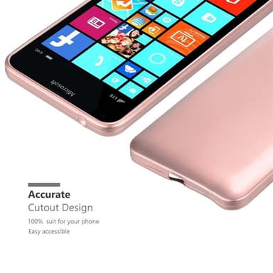 Nokia Lumia 640 XL Suojakuori Kotelo (Vaaleanpunainen)