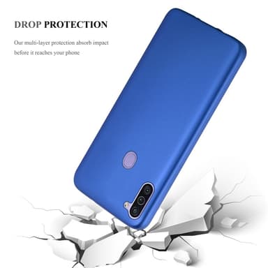 Samsung Galaxy A11 / M11 Suojakuori Kotelo (Sininen)