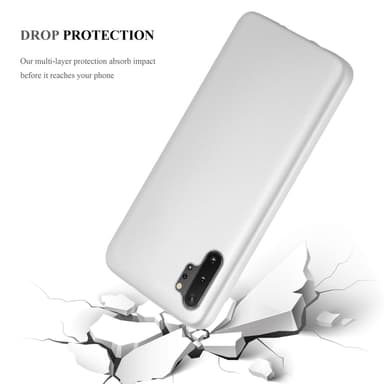 Samsung Galaxy NOTE 10 PLUS Suojakuori Kotelo (Hopea)