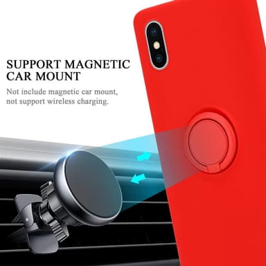 iPhone XS MAX Suojakuori Case Kotelo (Punainen)