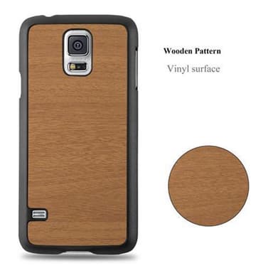 Samsung Galaxy S5 / S5 NEO Suojakuori Kotelo (Ruskea)