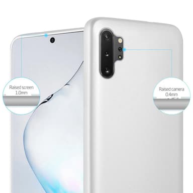 Samsung Galaxy NOTE 10 PLUS Suojakuori Kotelo (Hopea)