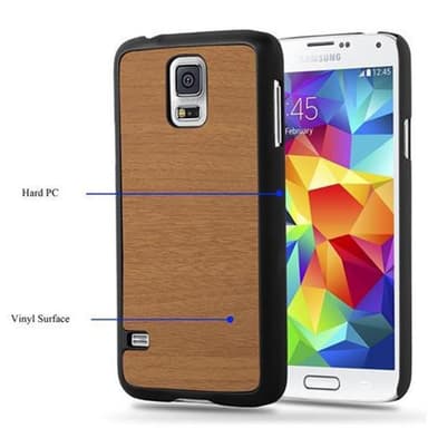 Samsung Galaxy S5 / S5 NEO Suojakuori Kotelo (Ruskea)