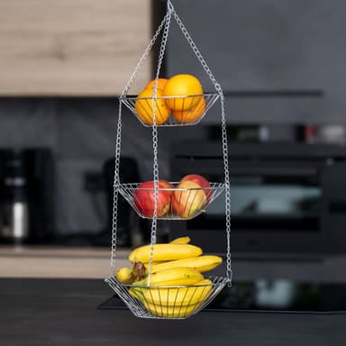 Hedelmäkori Fruit Basket Fruit Bowl (hopea)
