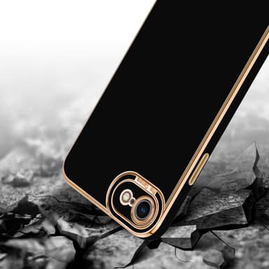 Suojakuori iPhone 7 / 7S / 8 / SE 2020 Kotelo (Musta)