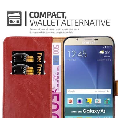 Samsung Galaxy A8 2015 Suojakuori Lompakkokotelo