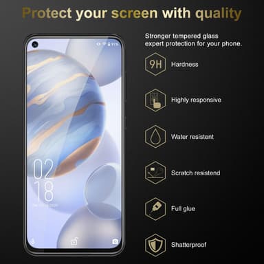 Oukitel C21 3x Suojakalvo Karkaistu lasi Näytönsuoja