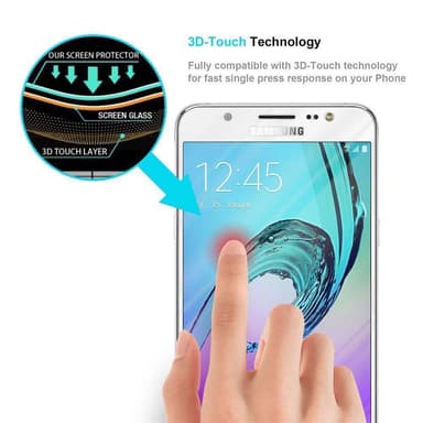 Samsung Galaxy J7 2016 Suojakalvo Karkaistu lasi