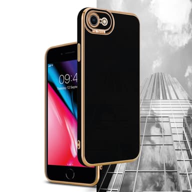 Suojakuori iPhone 7 / 7S / 8 / SE 2020 Kotelo (Musta)