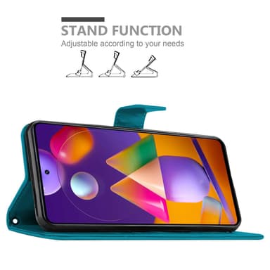 Nokia 5,3 Suojakuori Lompakkokotelo (Violetti)