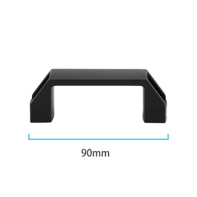 Kantokahva Kahva Muovikahva Musta (90mm)