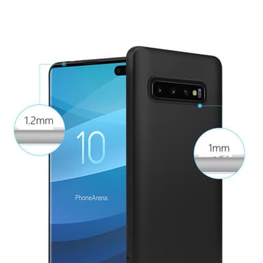 Samsung Galaxy S10 PLUS Suojakuori Kotelo (Musta)