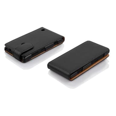Nokia Lumia 630 / 635 Suojakuori Lompakkokotelo (Musta)