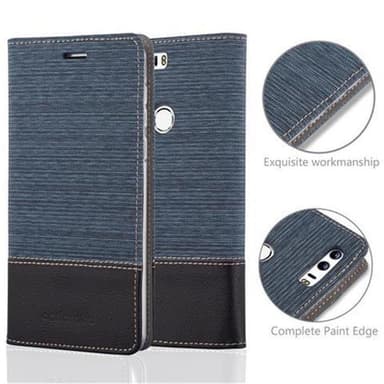 Honor 8 / 8 PREMIUM Suojakuori Lompakkokotelo (Sininen)