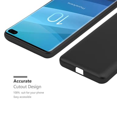 Samsung Galaxy S10 PLUS Suojakuori Kotelo (Musta)