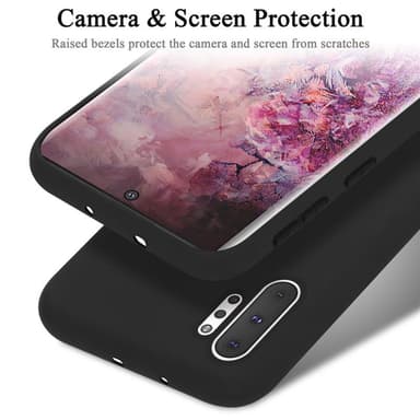 Samsung Galaxy NOTE 10 PLUS Suojakuori Kotelo (Musta)