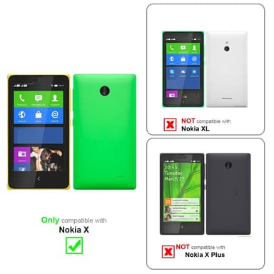 Nokia X Suojakuori Cover (Punainen)