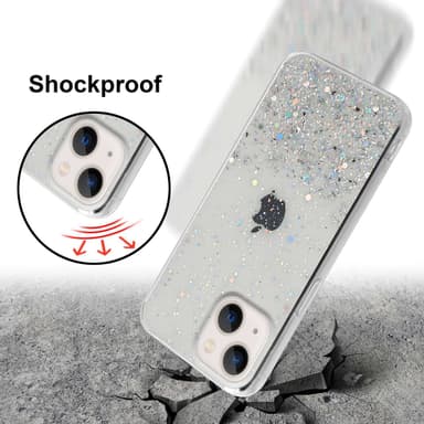 iPhone 14 Suojakuori Kotelo (Läpinäkyvä)
