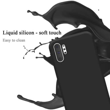 Samsung Galaxy NOTE 10 PLUS Suojakuori Kotelo (Musta)