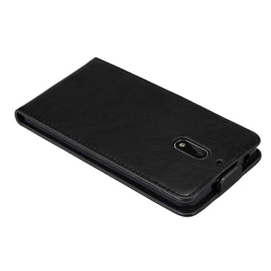 Nokia 6 2017 Suojakuori Lompakkokotelo (Musta)