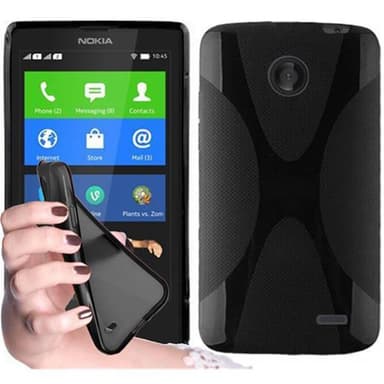 Nokia X Suojakuori Cover (Musta)