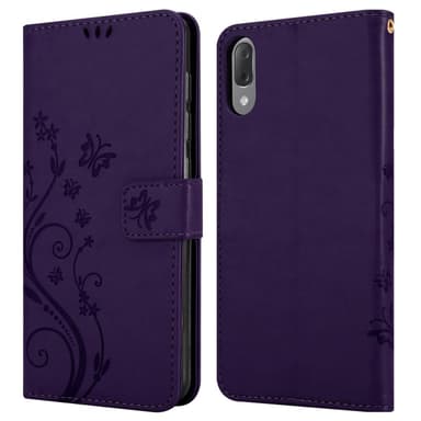 Sony Xperia L3 Suojakuori Lompakkokotelo (Violetti)