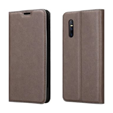 Vivo S1 Suojakuori Lompakkokotelo (Ruskea)