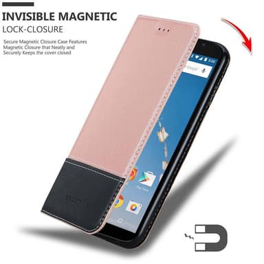 Motorola Google NEXUS 6 Suojakuori (Vaaleanpunainen)