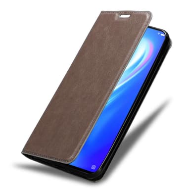 Vivo S1 Suojakuori Lompakkokotelo (Ruskea)