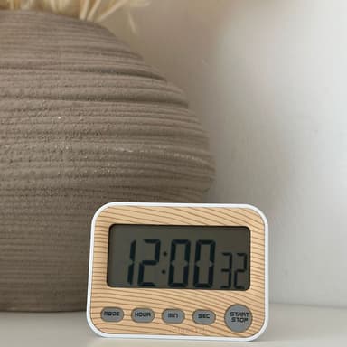 Keittiöajastin Lyhytajastin Muna-ajastin LCD-näytöllä