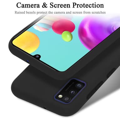 Samsung Galaxy A41 Suojakuori Kotelo Case (Musta)