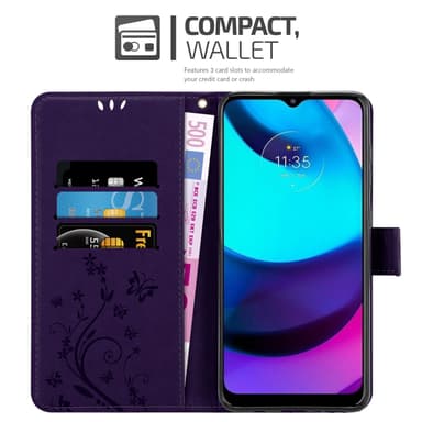 Motorola MOTO E20 / E30 / E40 Suojakuori Lompakkokotelo