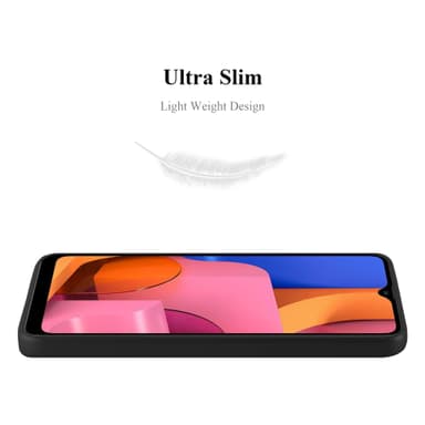 Samsung Galaxy A20s Suojakuori Kotelo (Musta)
