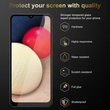 Samsung Galaxy A02s Suojakalvo Karkaistu lasi