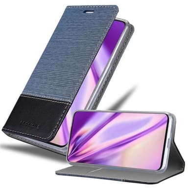 OnePlus 7 Suojakuori Lompakkokotelo (Sininen)