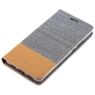 Huawei P8 LITE 2015 Suojakuori Lompakkokotelo (harmaa)