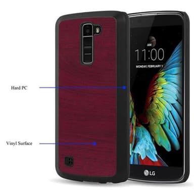 LG K10 2016 Suojakuori Kotelo (Punainen)